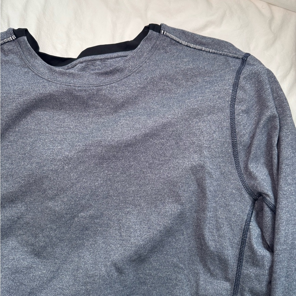 Men's Lululemon Heather Blue/Navy Shirt